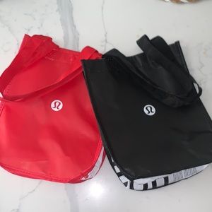 Lululemon Reusable set of 2 Shopping tote bags